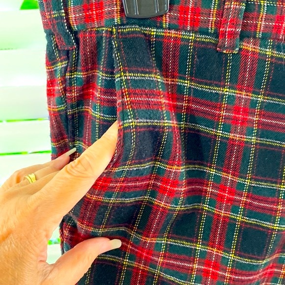 PacSun red flannel plaid slacks - Picture 3 of 9